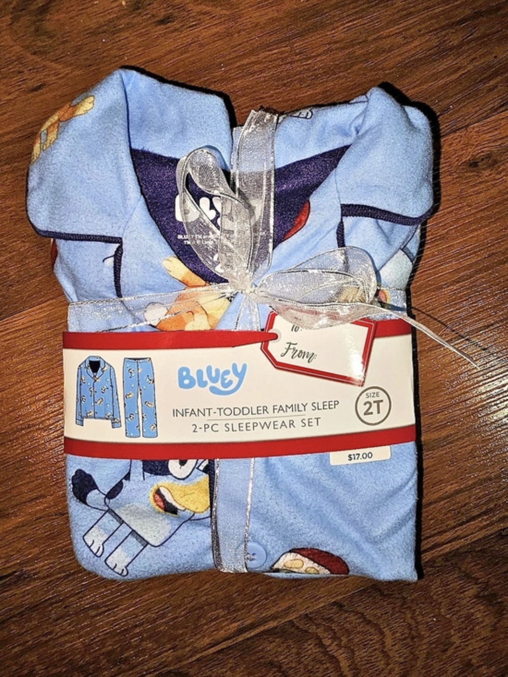 Disney Bluey Infant-Toddler Family Sleep 2-Pc Sleepwear Set 2-Pc Bluey Pajama